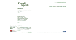 Desktop Screenshot of casadeltejadillo.com